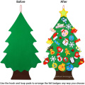 YM Christmas Tree Onarments Kids Custom DIY Felt Christmas Tree Hanging Decorations Navidad DIY Craft Decoration